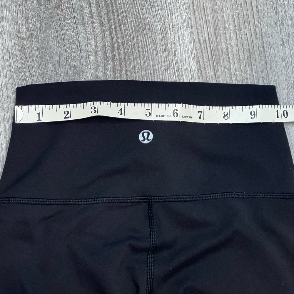 Lululemon Wunder Under Hi-Rise 1/2 Tight Full-On Luxtreme 17" Black W6ATQS size2 - Picture 5 of 9